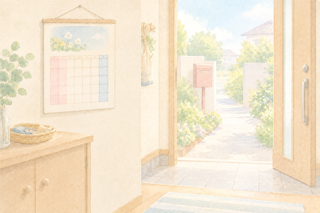 偶数日と奇数日で順番を決める、わが家のルールのイメージイラスト